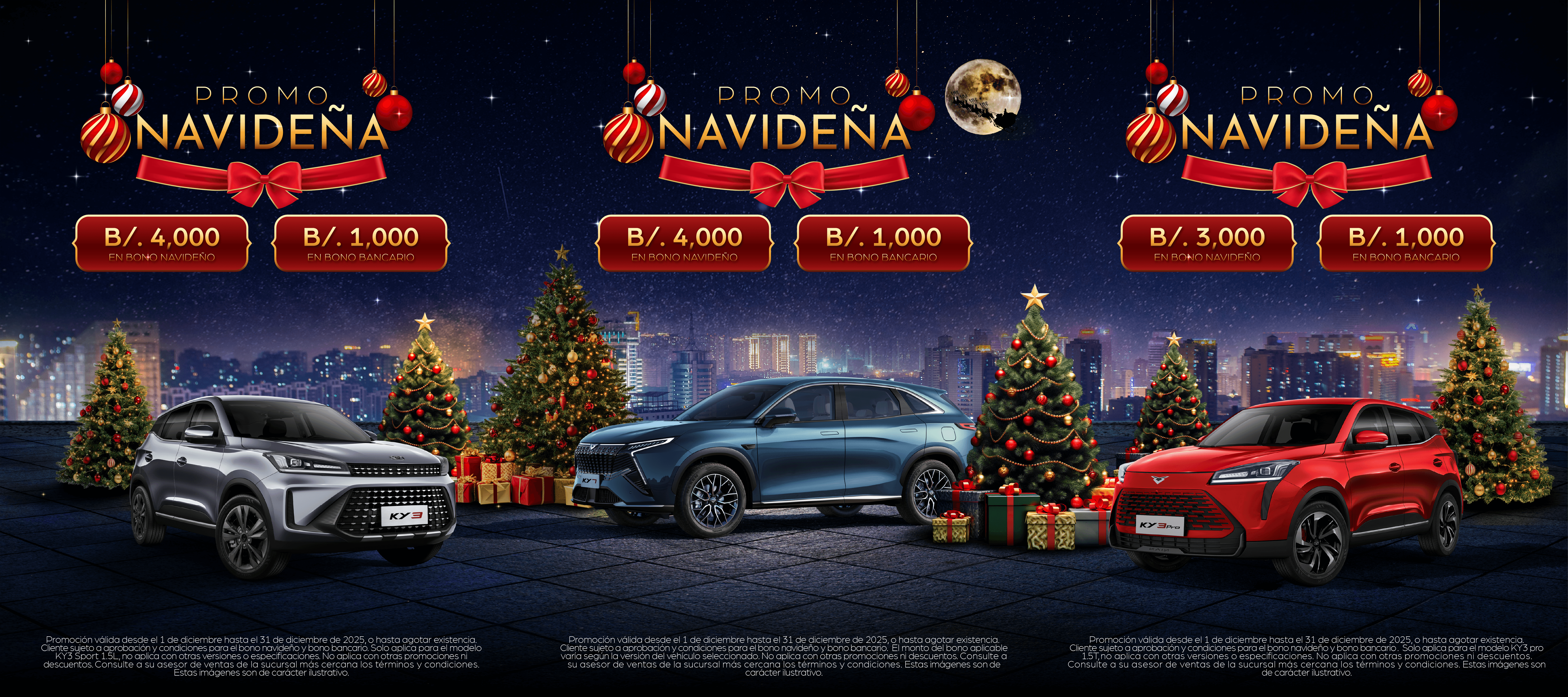Promos Navideñas Kaiyi Panamá 2025